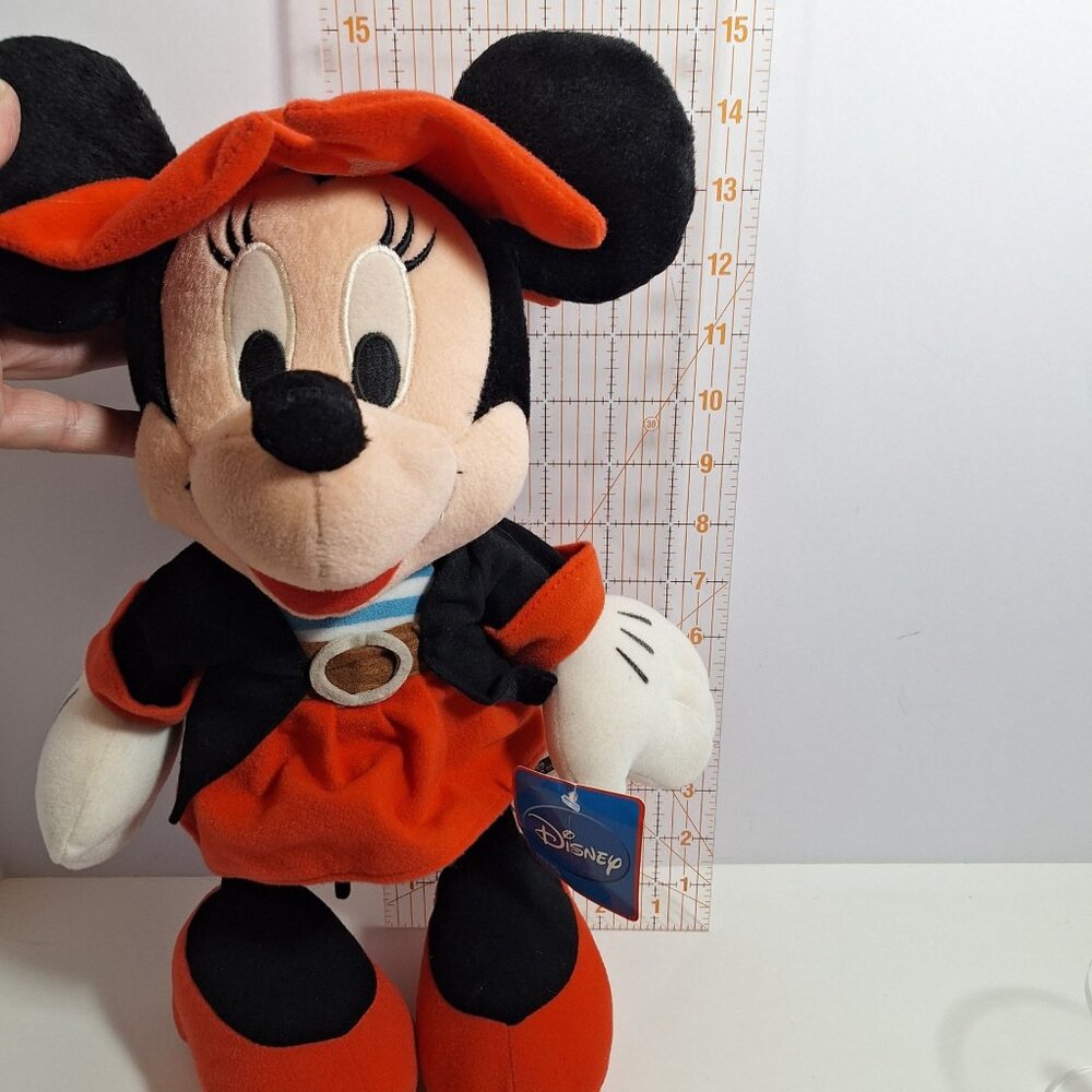 Pirate Minnie Mouse 14 Inch Sega Disney Plush Prize Redemption With Tags - Picture 7 of 16